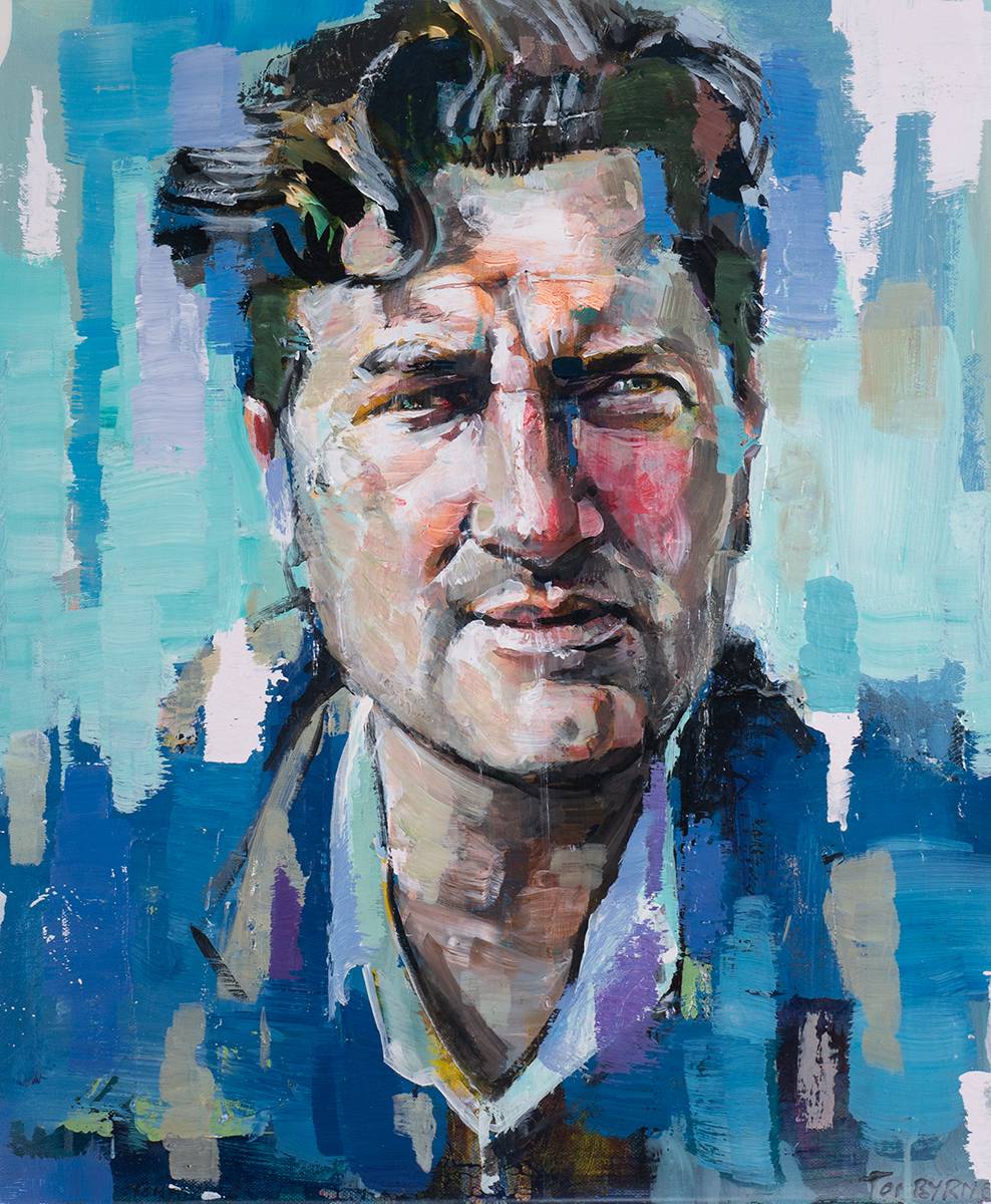 PORTRAIT OF BRENDAN BEHAN by Tom Byrne (b.1962) at Whyte's Auctions