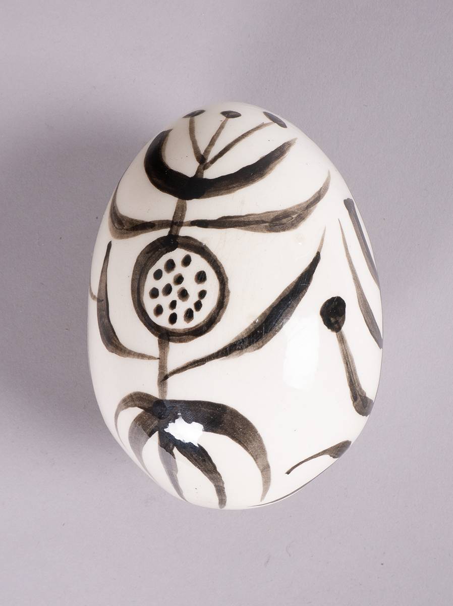 DECORATIVE EGG by John ffrench (1928 - 2010) at Whyte's Auctions
