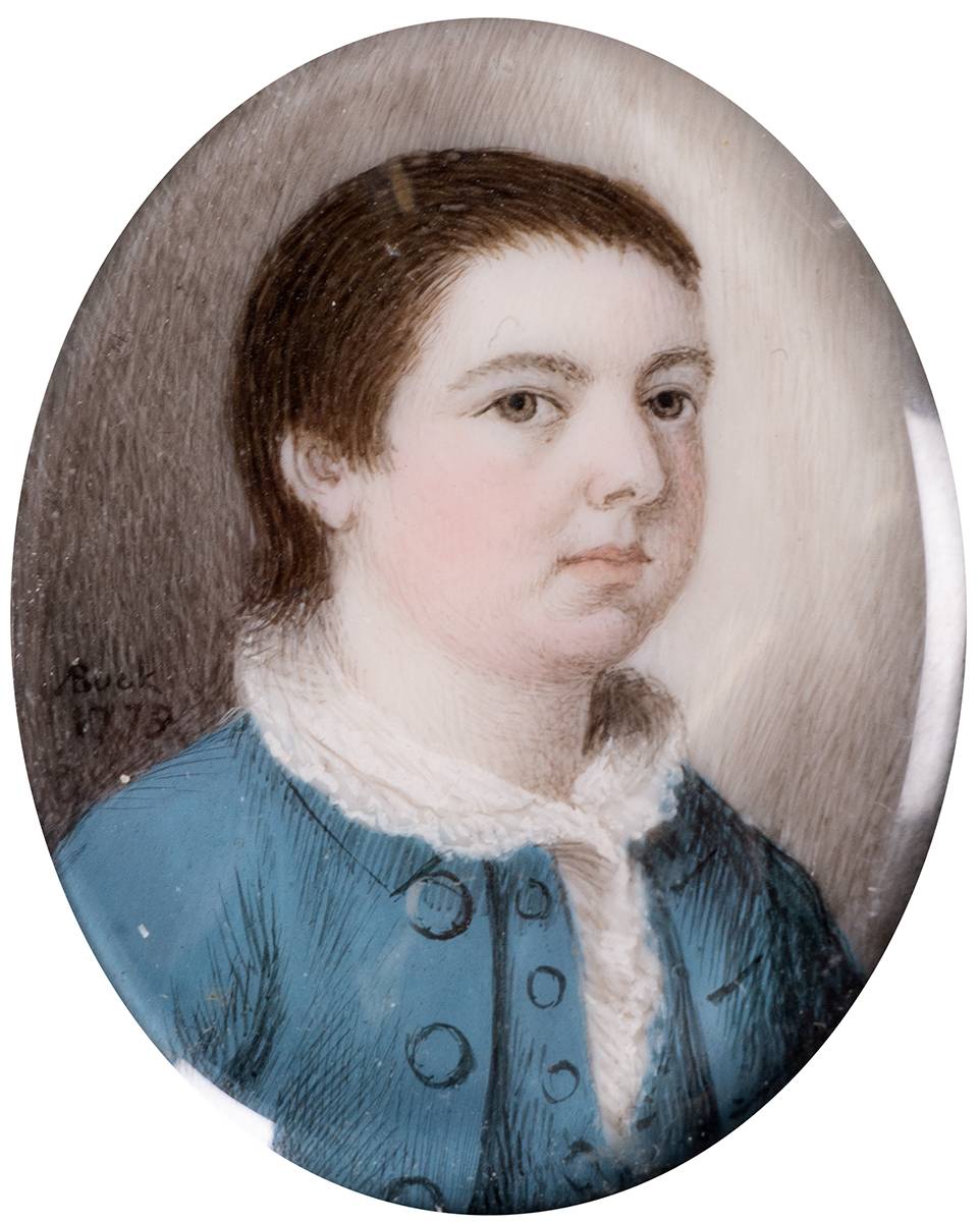 PORTRAIT OF A BOY, 1779 by Adam Buck (1759-1833) at Whyte's Auctions