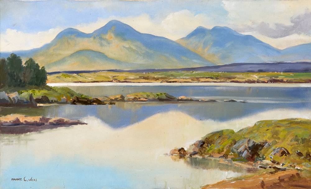 LAKE SCENE by Maurice Canning Wilks RUA ARHA (1910-1984) at Whyte's Auctions