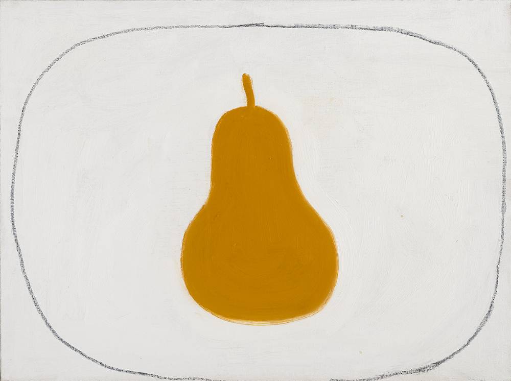 ONE PEAR, 1979 by William Scott sold for 60,000 at Whyte's Auctions