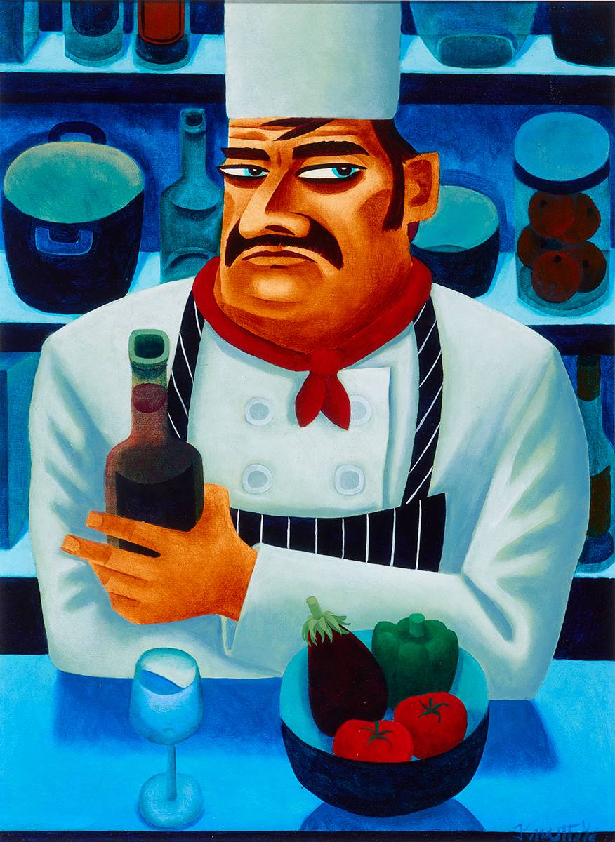 CHEF by Graham Knuttel (1954-2023) at Whyte's Auctions
