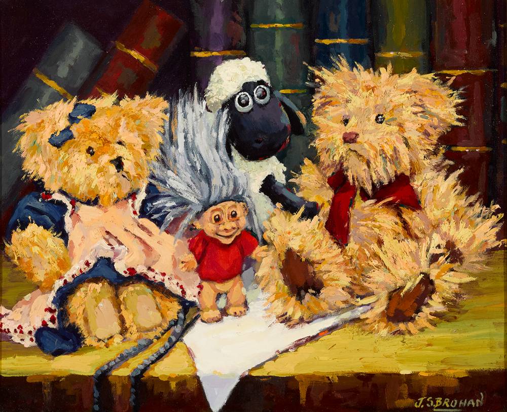FRIENDS by James S. Brohan (b.1952) at Whyte's Auctions