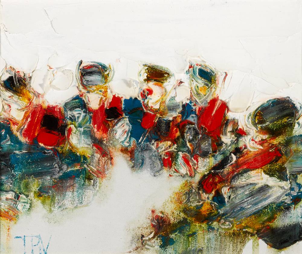 FIVE MUSICIANS by John B. Vallely (b.1941) at Whyte's Auctions