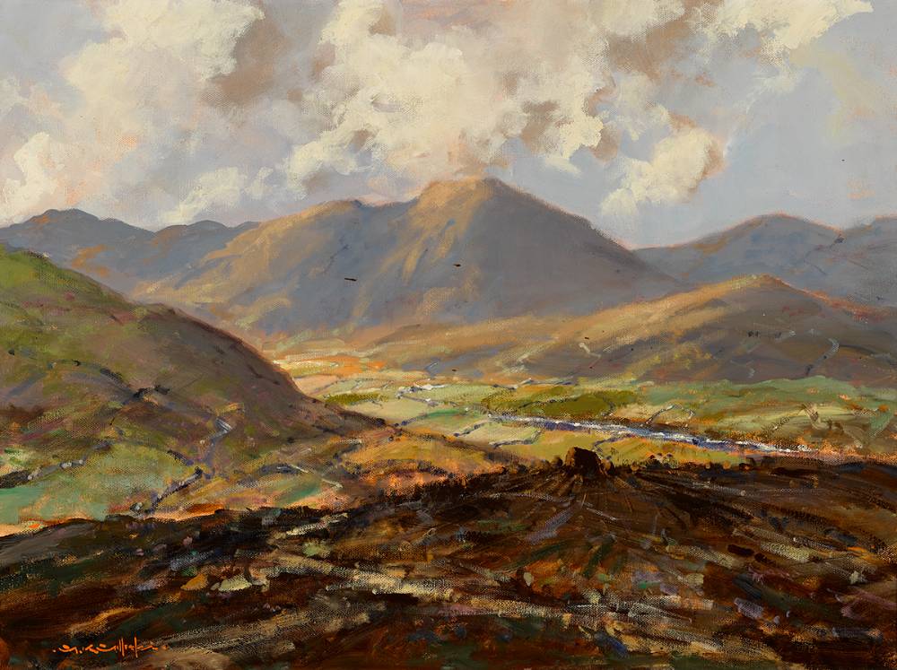 NEAR GLENCOLUMBKILLE, COUNTY DONEGAL by George K. Gillespie RUA (1924-1995) at Whyte's Auctions